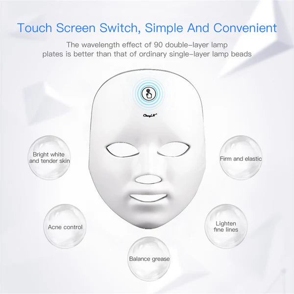 LED Facial Mask: Anti-Aging, Acne Relief, Skin Rejuvenation